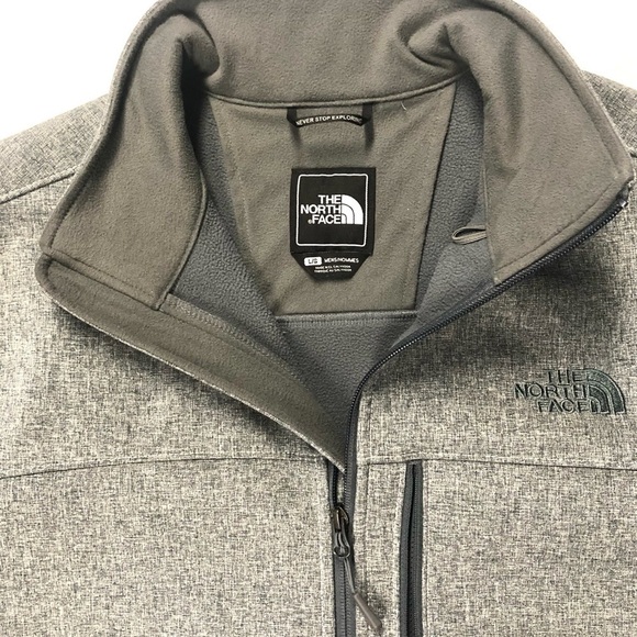 The North Face Gray Full-Zip Jacket Size Large - Picture 5 of 8